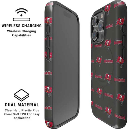 NFL Tampa Bay Buccaneers Blitz Series iPhone 16 Pro Magsafe Impact Case